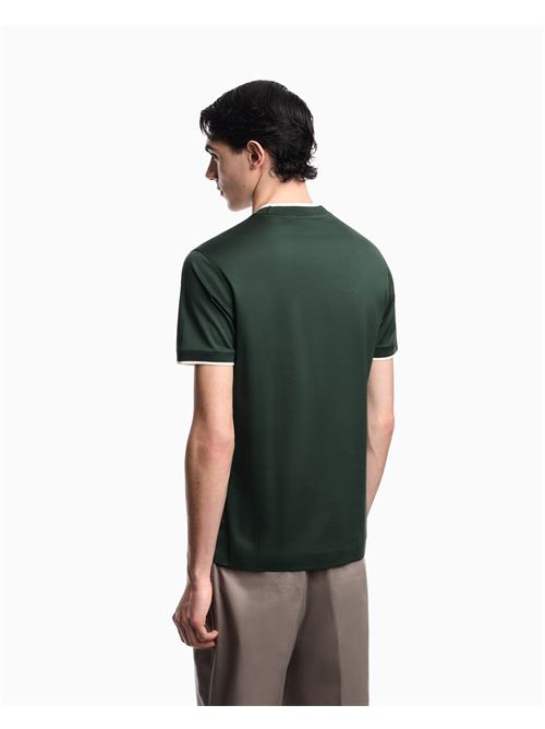 T-shirt con ricamo aquila degradé Emporio Armani | EM005271 AF10017.U7263